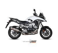 Mivv Honda Crossrunner 2016 16 Escape Moto Silenciador Oval Titanium Carbon Cap
