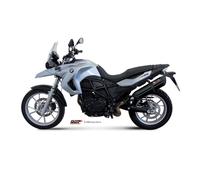 Mivv Bmw F 650 GS 2009 09 Escape Moto Silenciador Slip-On Suono Black Aprobado