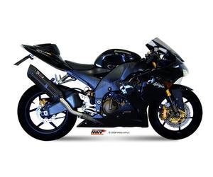 Tubo De Escape Silenciador MIVV Suono Negro para Kawasaki Zx-10 R 2004 > 2005
