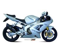 Tubo De Escape Silenciador MIVV Suono Negro Kawasaki Zx-6 R 636 2003 > 2004