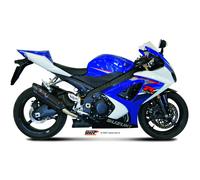 S.032.L9 - Silenciador Escape Mivv Suono steel Black Suzuki GSX-R 600/750 K8/K10