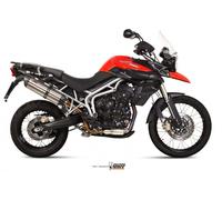 Tubo Escape Silenciador MIVV Suono Inox kat TRIUMPH TIGER 800 XC/XR 2011 > 2016