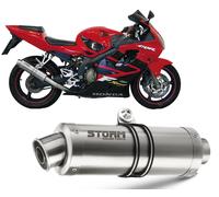 Tubo De Escape Storm by Mivv Gp Acero para Honda Cbr 600 Fs 2001 > 2003