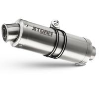 Tubo De Escape Storm by Mivv Gp Acero para Kawasaki Z 125 2019 > 2024
