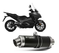 Tubo De Escape Storm by Mivv Gp Nero Acero Honda Integra 750 2016 > 2020