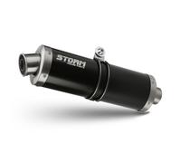 Tubo De Escape Storm by Mivv Gp Nero Acero para Honda Cbr 600 F 2001 > 2010