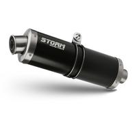 Tubo De Escape Storm by Mivv Gp Nero Acero para Suzuki Gsx-r 600 2008 > 2010