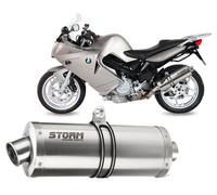 Tubo De Escape Storm by Mivv Oval Acero para Bmw F 800 S / St 2006 > 2012