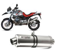 Tubo De Escape Storm by Mivv Oval Acero para Bmw R 1150 Gs 1999 > 2003