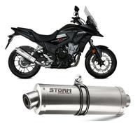 Escape Storm by Mivv Silenciador Oval Acero para Honda Cb 500 X 2017 > 2020