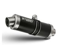 Tubo De Escape Storm by Mivv Oval Nero Acero Kawasaki Zx-9 R 1998 > 2005