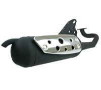 Tubo de escape TECNIGAS Silent Pro compatible para Yamaha Why 50 cc, Zest, Vino, Classic, Zuma, Roller