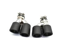 Tubo de Escape Trasero cuádruple para BMW G30 G31 535i 528i 530i 2018+ M5, silenciador con Aspecto de Fibra de Carbono (Fibra de Carbono C).
