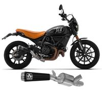 Tubo Escape + Tubo Kat Arrow ProR Nichrom Negro DUCATI SCRAMBLER 800 2021 2024