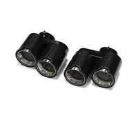 Tubo de Escape Tubo Silenciador De Punta De Escape Fibra Carbono Cuádruple Sin Soldadura Para G05 X5 G06 X6 G07 X7 2019+ Tubo de escape del coche(Carbon Fiber D)