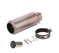 Tubo De Escape Universal Aleación Titanio Y Carbono Para Motocicleta, 51/60 Mm, Silenciador D&B K&iller Para Scooter Modificado Para GY6 Para PCX R6 R1 FZ6(A 51mm SC Laser)