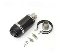 Tubo De Escape Universal Fibra Carbono LeoVince Para Motocicleta 51 Mm Para YAM&AHA, Para K&AWAS&AKI R1, R3, Z750, Tmax 530, PCX150, Z800, FZ6, MT07 Y R6(Short Matte)