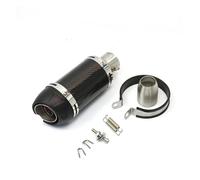 Tubo De Escape Universal Fibra Carbono LeoVince Para Motocicleta 51 Mm Para YAM&AHA, Para K&AWAS&AKI R1, R3, Z750, Tmax 530, PCX150, Z800, FZ6, MT07 Y R6(Short light)