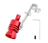 Tubo de escape universal para coche, silbato turbo, silbato de cola para automóvil, ATV, SUV, accesorios para automóviles(rojo)