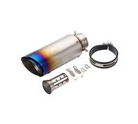 Tubo De Escape Universal Para S1000RR Entrada De 51mm 61mm Silenciador De Escape Para Motocicleta Tubo De Escape Para Motocicleta DB Killer(Type C 61mm)