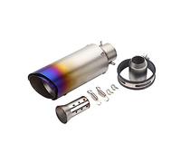 Tubo De Escape Universal Para S1000RR Entrada De 51mm 61mm Silenciador De Escape Para Motocicleta Tubo De Escape Para Motocicleta DB Killer(Type C 51mm)