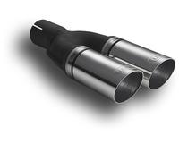 ulter Sport Escape Finisher - Doble Redondo ø60 mm Race - Longitud 220 mm - La Instalación - > 50 mm - Inox