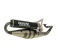 Tubo de escape Yasuni Scooter Z negro - Malaguti F12 Phantom 50 LC (agua) (año de fabricación 2000 hasta 2004)