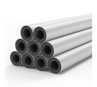 Tubo de espuma aislante autoadhesivo para tuberías, rollo de revestimiento para tuberías de 3/5" a 10-4/5", cubierta de aluminio para tuberías de HVAC para unidades de aire acondicionado, soportes de