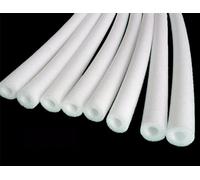 Tubo De Espuma Aislante Para Tuberías De Agua, Tubo Hueco De Algodón Perlado EPE,tubo De Espuma Aislamiento De Tuberías Cubierta Protectora Contra Congelación Kits De Aislamiento De Tuberías Blanco 1M