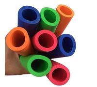 Tubo de Espuma Aislante para Tuberías, Diámetro de 18mm/22mm/25 mm/28 mm/32mm, Agarre de Mango Aire Acondicionado, Tubo Espuma Aislante para Soporte de Agarre de Mango(Negro,28mmx5mmx1m)