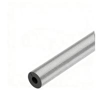 Tubo de Espuma Cubierta de Tubería Hueca Papel de Aluminio Coquilla Aislante Goma Aislamiento Tubo Cubierta para Exteriores Aislamiento para Calefacción y Fontanería(ID48MM x T20MM x 0.95M)