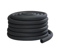 Tubo de espuma de aislamiento de tuberías, Aislamiento de espuma de celda cerrada for tuberías de 9, 15 y 20 mm, color negro, varios tamaños (1,7-1,8 m)(76mmx20mm x1.8m)
