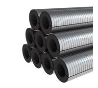 Tubo De Espuma De Aislamiento De Tuberías Autoadhesivo Abierto Tubo De Espuma AC Uint, Aislamiento Acústico De Tuberías Domésticas Para Cubrir Tuberías De Rociadores Exteriores Para El Invierno(ID22mm