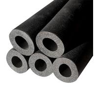 Tubo de espuma de aislamiento de tuberías, Tubo de espuma aislante de caucho de nitrilo negro de varios tamaños for tuberías de agua en interiores y exteriores.(90MM*20MM*1.8M)