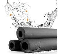 Tubo de espuma de aislamiento de tuberías, Tubo de espuma aislante for tuberías de caucho de nitrilo negro, diámetro interior de 6-90 mm, grosor de 9-20 mm y longitud de 1,7-1,8 m.(ID32MM*9MM*1.7M)