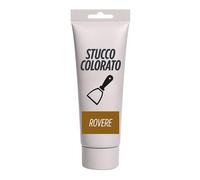 Tubo de estuco en pasta de color profesional listo para usar - Masilla para madera y pared - Adhesión perfecta y secado rápido - Roble, 150 ml