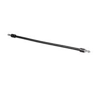 Tubo de extensión de aluminio para trípode de cámara, extensión de varilla de 1/4 pulgadas macho a conector de 3/8 pulgadas para DSLR adaptador de tornillo profesional