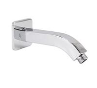 Tubo de extensión de brazo de ducha, extensor de ducha de latón, decoración del hogar NPT para baño (Electrochapado)