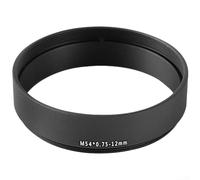 Tubo de extensión de longitud focal M54x0.75 para uso con enfoques de telescopio y ruedas de filtro, proporcionando un espaciado ajustable para imágenes bajas (M54 x 0.75-12 mm)