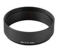 Tubo de extensión de longitud focal M54x0.75 para uso con enfoques de telescopio y ruedas de filtro, proporcionando un espaciado ajustable para imágenes bajas (M54 x 0.75-15 mm)