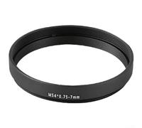 Tubo de extensión de longitud focal M54x0.75 para uso con enfoques de telescopio y ruedas de filtro, proporcionando un espaciado ajustable para imágenes bajas (M54 x 0.75-7 mm)