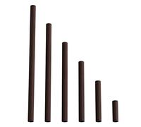 Tubo de extensión de metal para lámparas colgantes o de mesa - 25 cm, Óxido oscuro barnizado