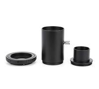 Tubo de extensión de telescopio Cámara de 1,25 Pulgadas Extensión de telescopio Adaptador de Montaje en T de Rosca M42 Anillo T2 para cámara de Montaje F para para Nikon