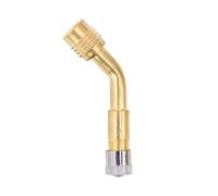 Tubo de extensión de válvula de aire de 45° 135°, adaptador de inflador de neumáticos de latón para scooter, bicicleta, motocicleta, coche, válvula americana