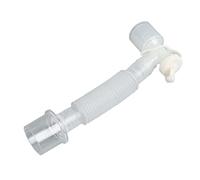 Tubo de Extensión del Circuito de Respiración, Tubo de Expansión de Succión de Esputo de Anestesia Retráctil Roscado 2 Juntas Giratorias Multifuncionales para Tratamiento Respiratorio