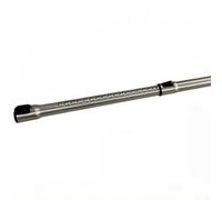 Tubo de extensión telescópico de acero inoxidable compatible con Miele de 35 mm con sistema de clic de bloqueo ajustable, para S4, S5, S6, S8, C1, C2, C3, serie clásica completa compacta