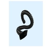 Tubo De Extracción De Humo Industrial Flexible Universal Con Brazo De Extracción De Humos Ajustable Y Campana De Ventilación For Ahumar Y Eliminar Polvo.(5x50cm/2x19.7in)