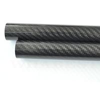 Tubo de fibra de carbono 3K de 20 mm de diámetro exterior x 1 m: ligero y duradero for cuadricópteros y proyectos de bricolaje.(1pcs 20x14x1000mm Glossy)
