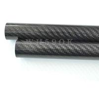 Tubo de fibra de carbono 3K (diámetro exterior: 18 mm x diámetro interior: 14/15/16/17 mm x 1000 mm), ligero y duradero for aviones RC, drones y proyectos de bricolaje.(1pcs 18x14x1000mm Glossy)