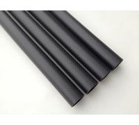 Tubo de fibra de carbono, Carbon Fiber Tube 3K 32mm-114mm OD Multiple Sizes 1000mm For RC Drones Bicycles Robotics Industrial(1PC 25 * 23 * 1000mm Matte)